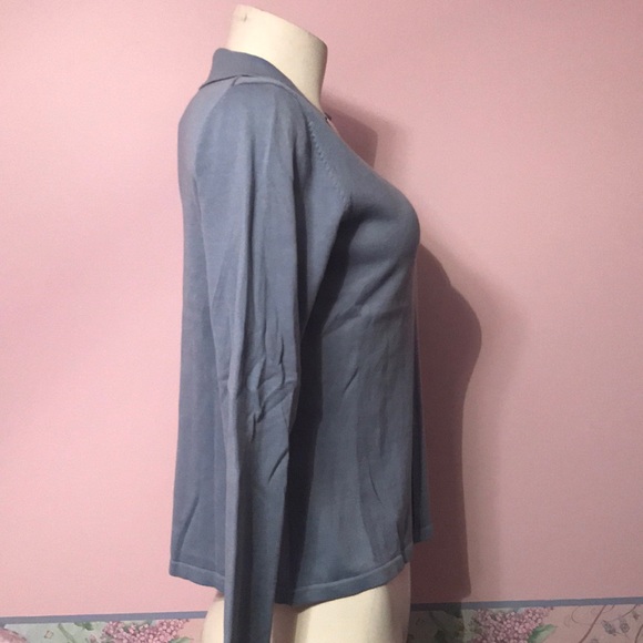 NWT Liz Claiborne Collared V neck sweater - Picture 3 of 5